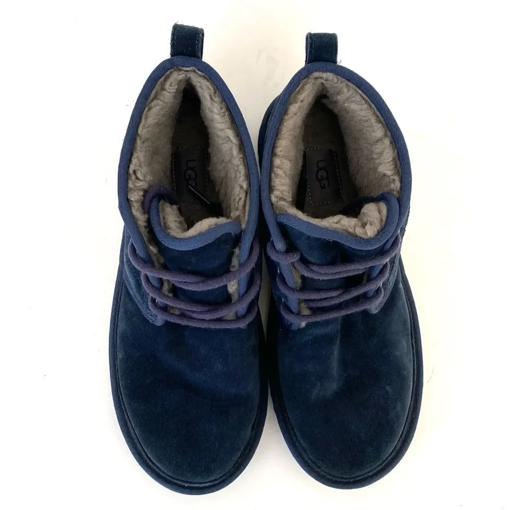 UGG Neumel Chukka Suede Boots Navy Men’s Sz 9 (Women 10) Casual Streetwear